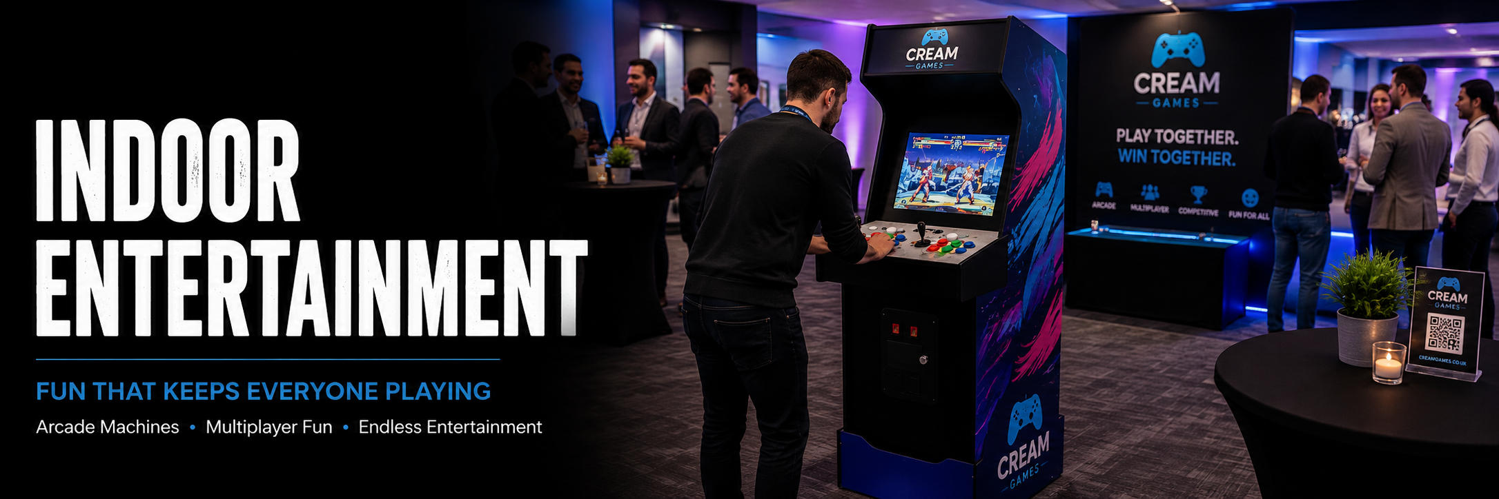 Indoor entertainment and games hire in Birmingham