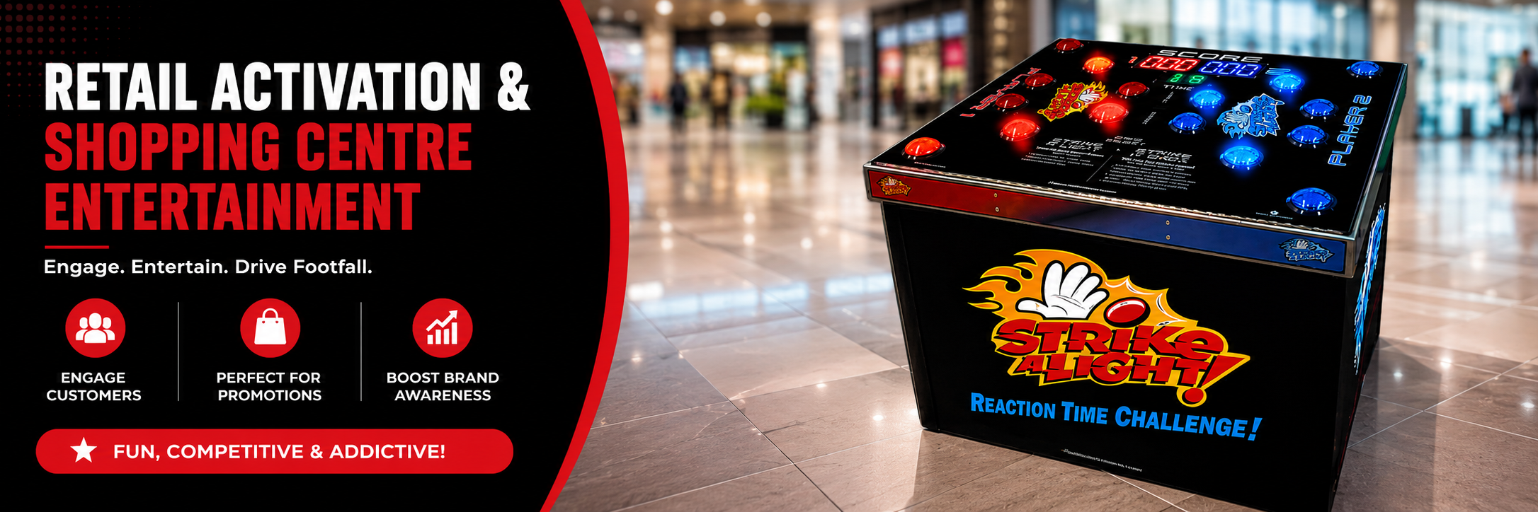 Retail activation and shopping centre entertainment across the UK